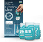 Buoy Electrolyte Drops | 120 Servings | No Sugar, No Sweeteners | 87+ Trace Minerals, Vitamins & Antioxidants | Subtle Mineral Taste | Hydration Supplement - Unflavored 3 Pack