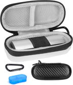 Case for Kardiamobile EKG Monitor, Compatible with Kardiamobile EKG Heart Monitor, Hard Travel Box for Alivecor Kardia Mobile 6L, Pill Box and Carabiner Clip Included