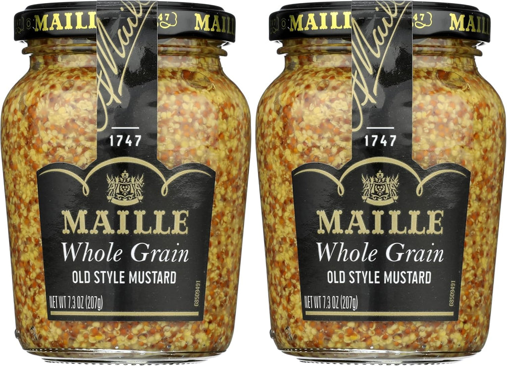 Maille Mustard, Old Style, 7.3 oz (Pack of 2)
