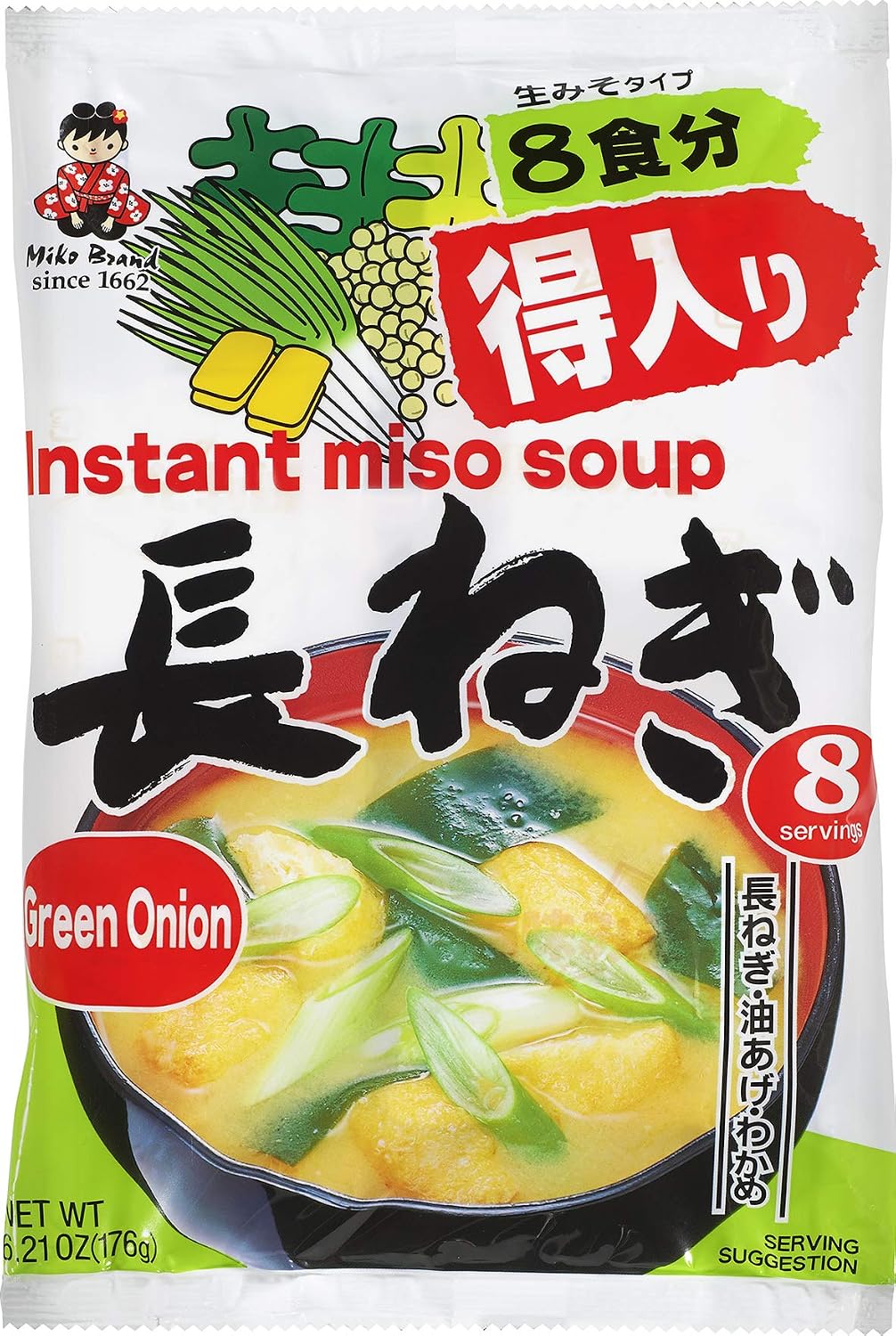 Miko Brand Green Onion Miso Soup, 5.47 Ounce