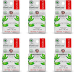 Radius Peppermint Dental Floss 55 Yards Vegan and Non-Toxic Oral Care Boost Total Tooth & Gum Protection Clear - Pack of 6