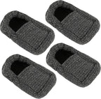 Vive Walker Ski Glide Covers 4 PCS - Accessories for Folding Walkers - Heavy Duty Removable Padded Replacement Caps for Seniors - Precut Padding, Rollator Tennis Ball, Feet Sliders for Indoor, Outdoor