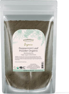 Starwest Botanicals Organic Peppermint Leaf Powder - Dried Herb for Tea, Herbal Blends, Baking, & Cooking, Caffeine Free, Sourced from Egypt & USA, Certified Kosher, Non-GMO - 4 oz Pouch