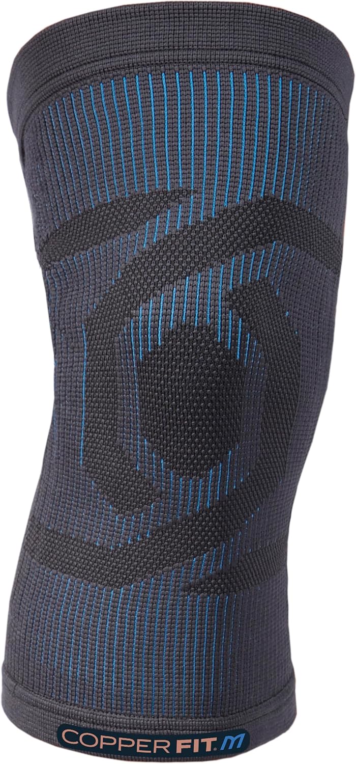 Copper Fit Mobilizer Knee Sleeve – ProSeries with Removable Side Stabilizers Knee Support for Advanced Recovery – Mobility, Knee Pain, Swelling, Inflammation, Circulation, Arthritis, Tendonitis (L/XL)