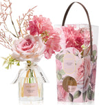 Airkeep Flower Reed Diffuser Set, Citrus Rose Garden Diffuser Gift Set,4.06 fl oz Essential Oil Sticks Diffusers for Bathroom Air Freshener, Aromatherapy Home Fragrance for Shelf Decor,Gift for Women