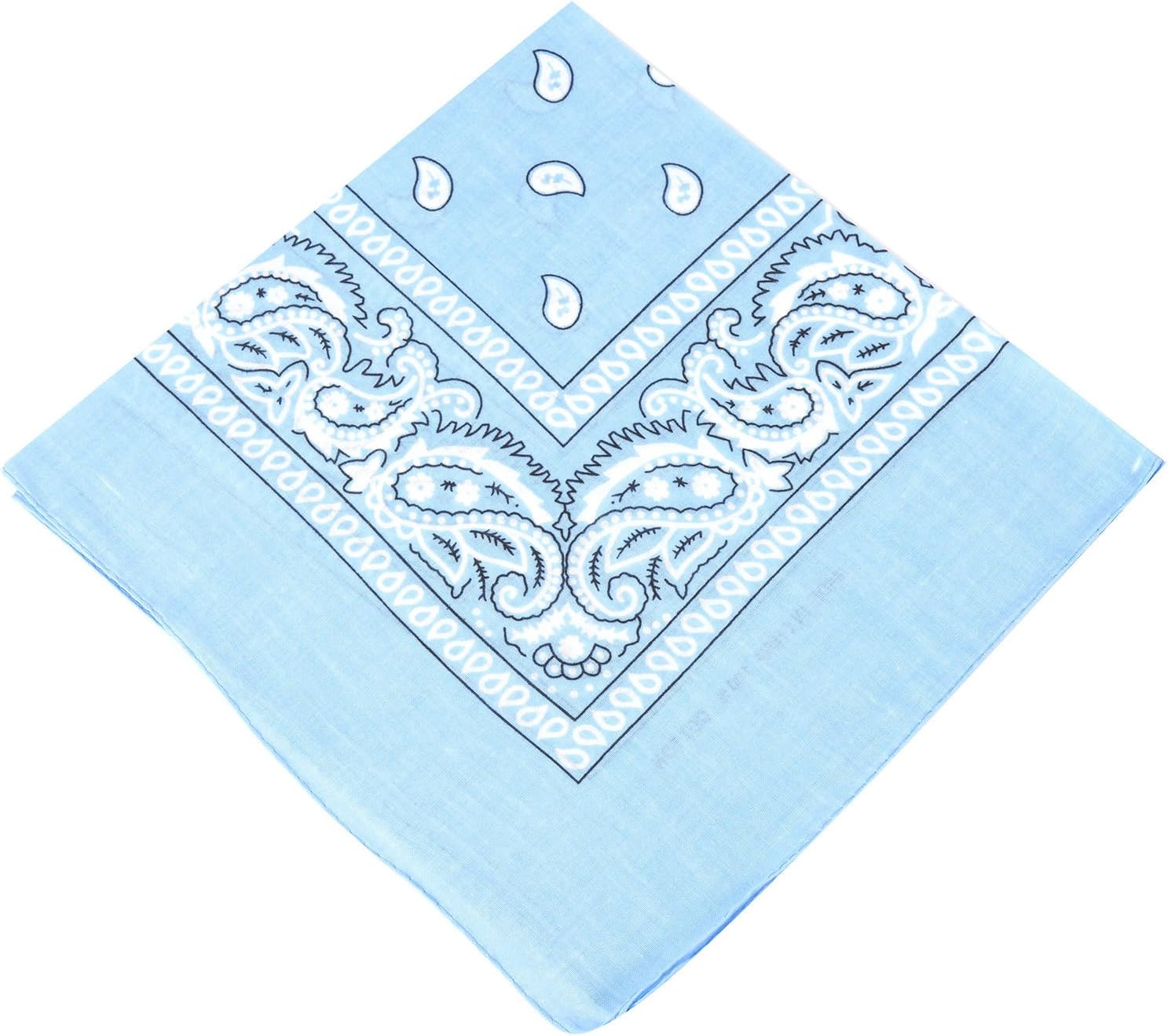 Boolavard 1s, 6s, 9s or 12 Pack Cowboy Bandanas Bandana with Original Paisley Pattern