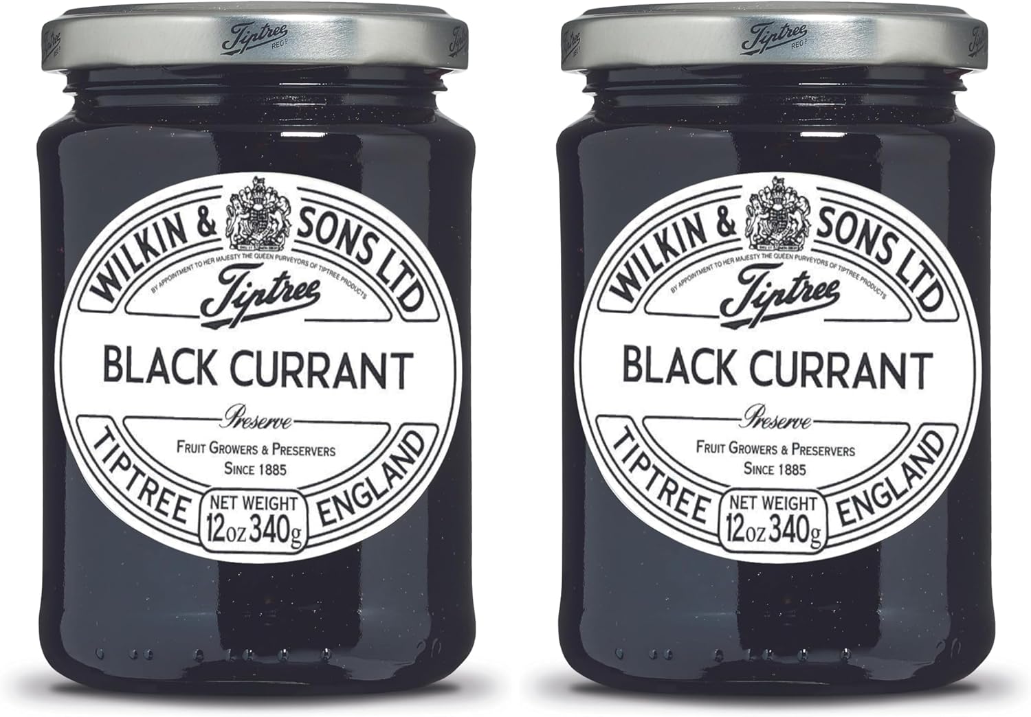 Tiptree Black Currant Preserve,12 Ounce Jar,(Pack of 2)