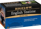 Bigelow Tea English Teatime Black Tea, Caffeinated Tea, 20 Count Box (Pack of 6), 120 Total Tea Bags
