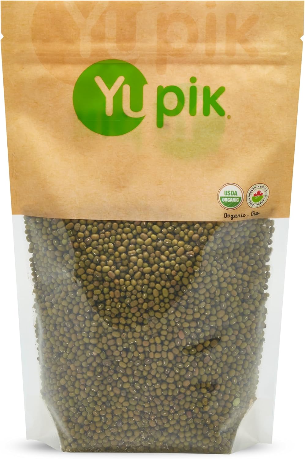 Yupik Organic Mung Beans, 2.2 lb (Pack of 6)