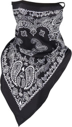 Bandana Neck Gaiter Balaclava Face Scarf Mask Quick-Dry Half Masks for Women Men UV Sun Protection