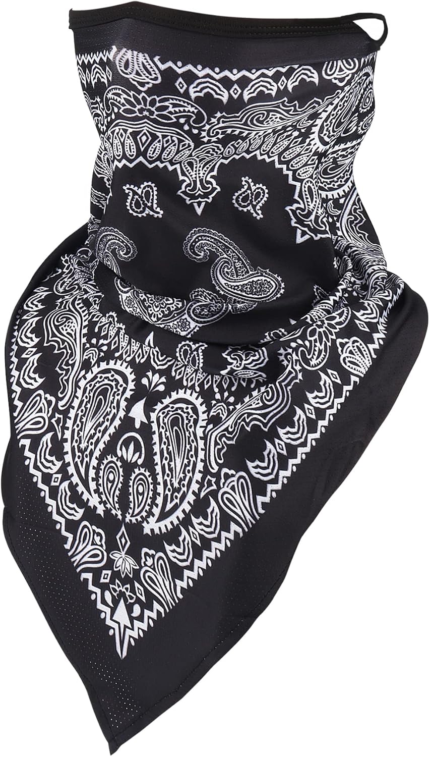 Bandana Neck Gaiter Balaclava Face Scarf Mask Quick-Dry Half Masks for Women Men UV Sun Protection