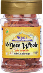 Rani Mace Whole (Javathri), Spice 1.75oz (50g) PET Jar ~ All Natural | Vegan | Gluten Friendly | NON-GMO | Kosher | Indian Origin