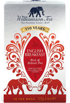 Williamson Tea English Breakfast (Pack of 4, Total 200 Teabags)