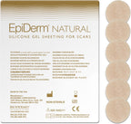 Epiderm Silicone Scar Circles – Silicone Scar Patches for Face & Body – Reusable Adhesive Scar Dots for Small, Targeted Areas – Keloid & Surgical Scars (6-Pack)