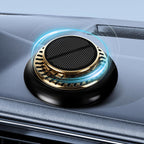 Wuyaoyao Car Air Freshener, Rotating Solar Energy Car Fragrance Diffuser, Long Lasting Automotive Scents Air Freshener Diffuser, Mini Aromatherapy Air Purifier for Most Vehicles(Black, Ocean)