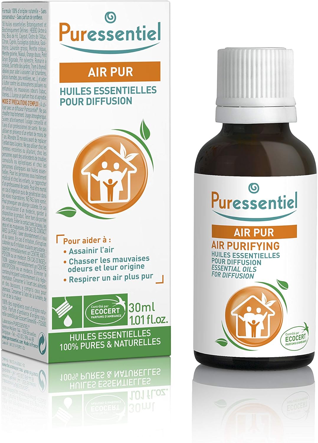 Diffusion Essential Oil - Air Purifying Blend by Puressentiel for Unisex - 1.01 oz Oil
