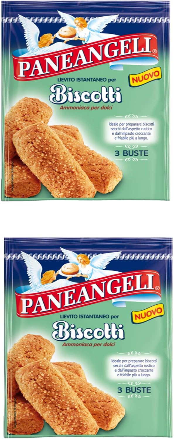 Paneangeli Instant Yeast for Biscuits 3 x 9g (Pack of 2)