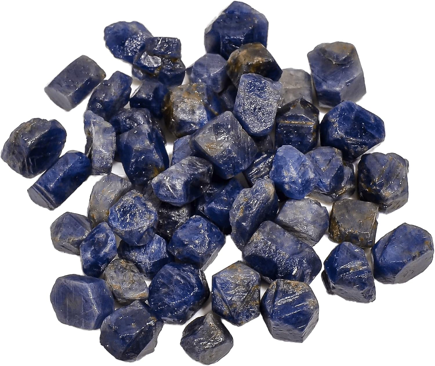 GEMKORA™ 25 carats Raw Blue Sapphire Crystals, Wholesale Lot, Natural Gemstone, Rough Crystals, Rock Stones, Jewelry Making Supplies, DIY & Crafts, September Birthstone