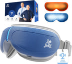 BOB AND BRAD Eye Massager with Heat and Cooling Voice Control, FSA Eligible HSA, EyeOasis 3 Voice Temple Massage, Heated Eye Massager for Migraines & Dry Eyes Relief, Fathers Day Dad Gifts for men mom