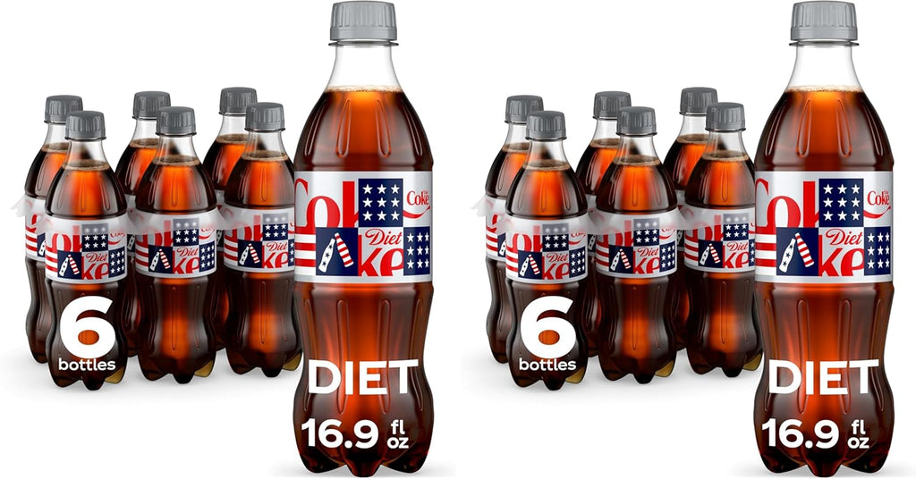 Diet Coke Soda Soft Drink, 16.9 fl oz, 12 Pack