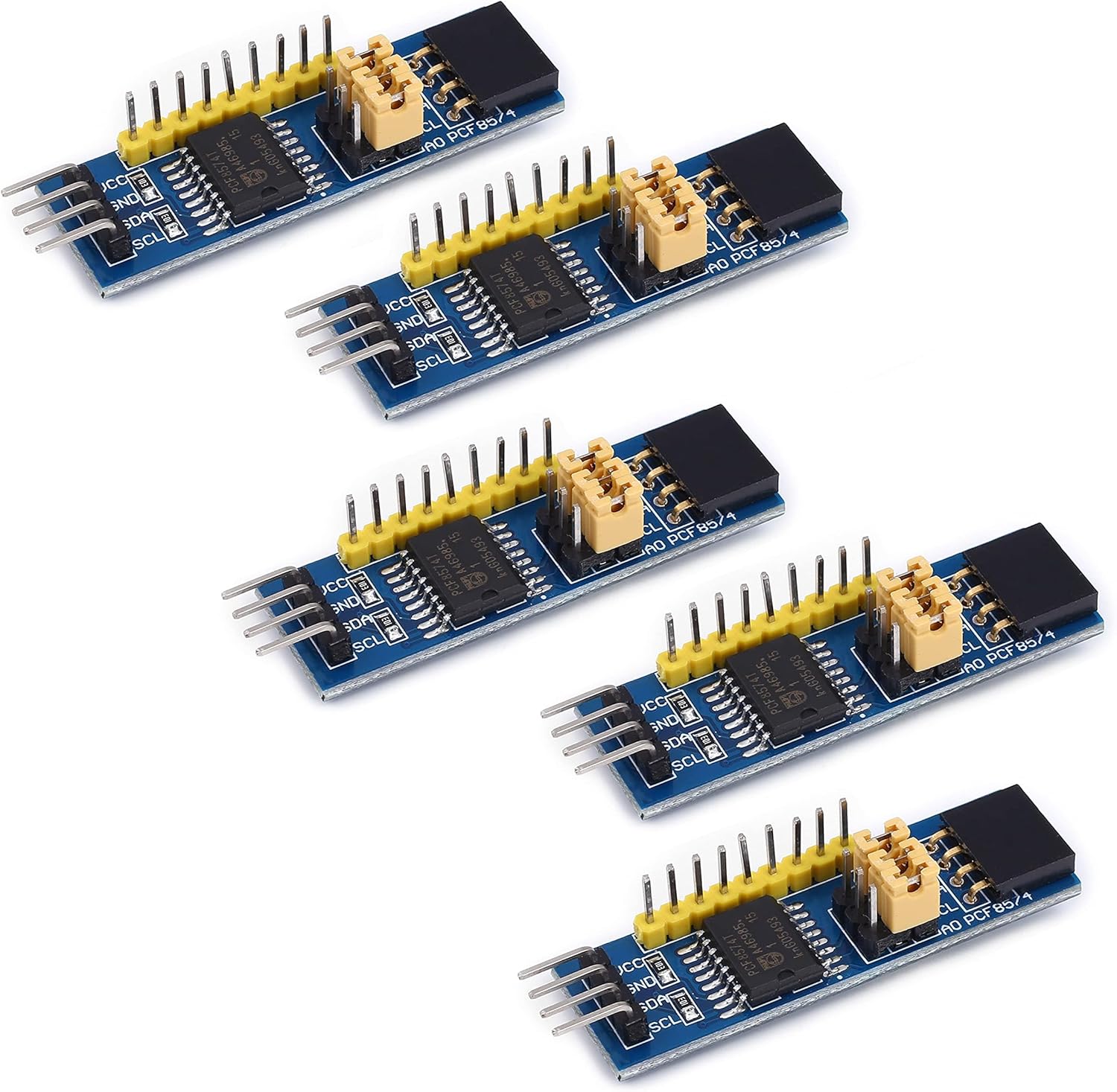 Teyleten Robot PCF8574T PCF8574 IO Expansion Board Module I2C IO Expander Module (5pcs)