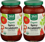 365 by Whole Foods Market, Organic Arrabbiata Pasta Sauce, 25 Ounce (Pack of 2)