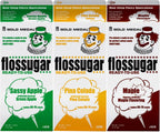 Cotton Candy Floss sugar Mix Flavors | Pack Of 3 | Green Apple, Pina Colada, and Maple Flavors | 1/2 Gallon Cartons