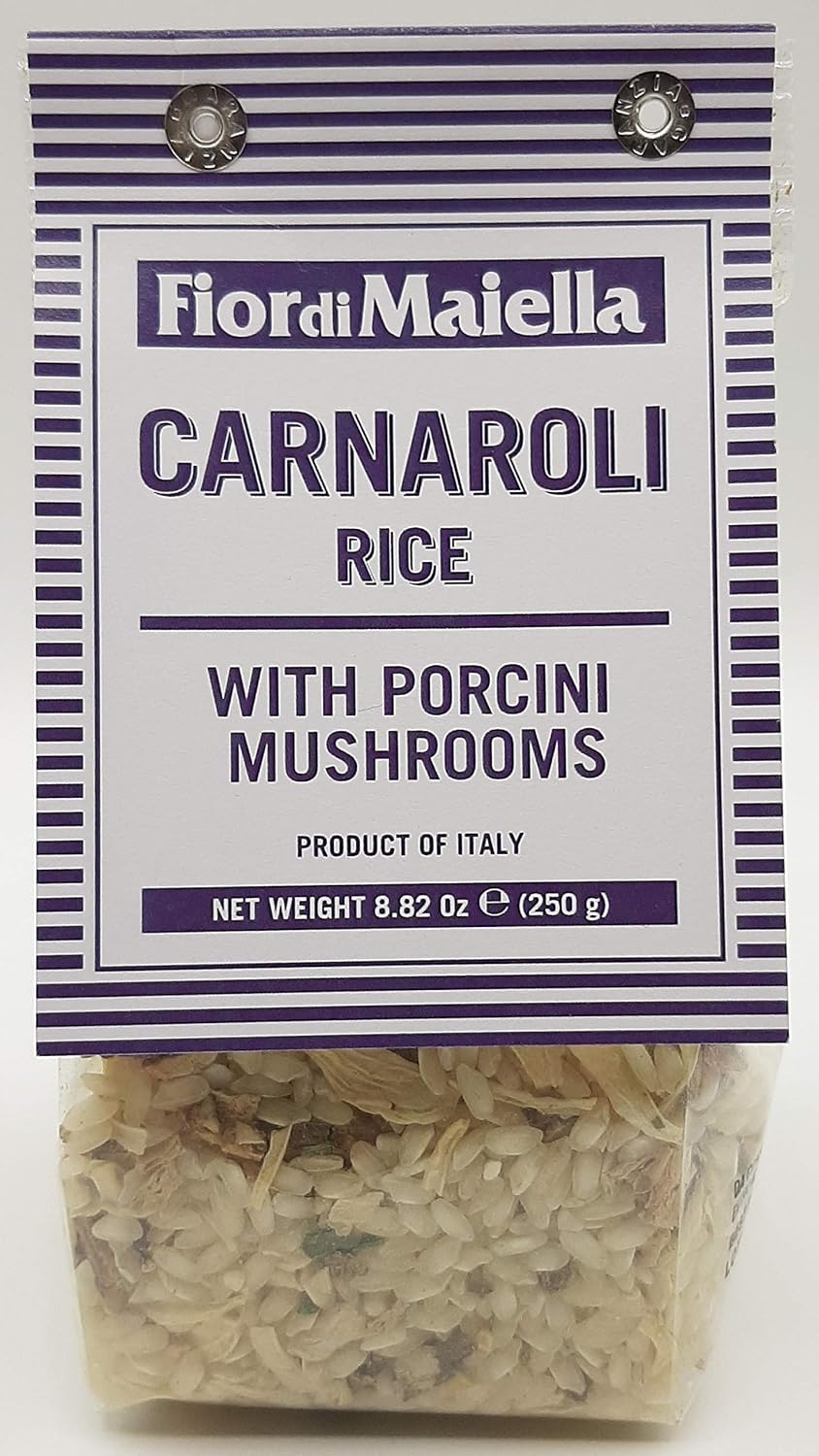 Risotto 3 Pack 8.82oz (250gr) by Fior di Maiella (Italian Import) (Porcini Mushroom)
