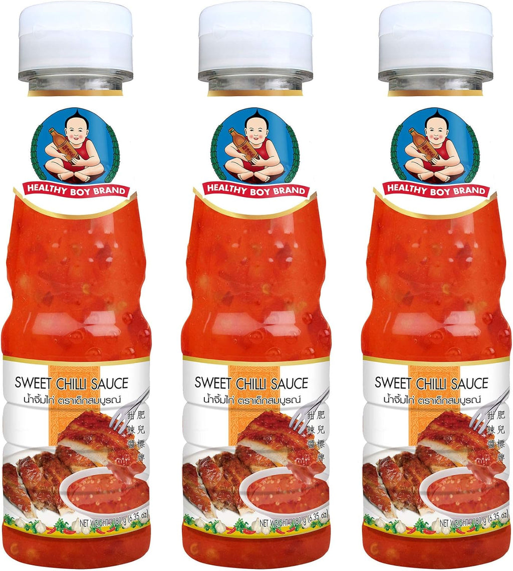 Healthy Boy Sweet Chili Sauce 6 Ounces (Pack of 3)