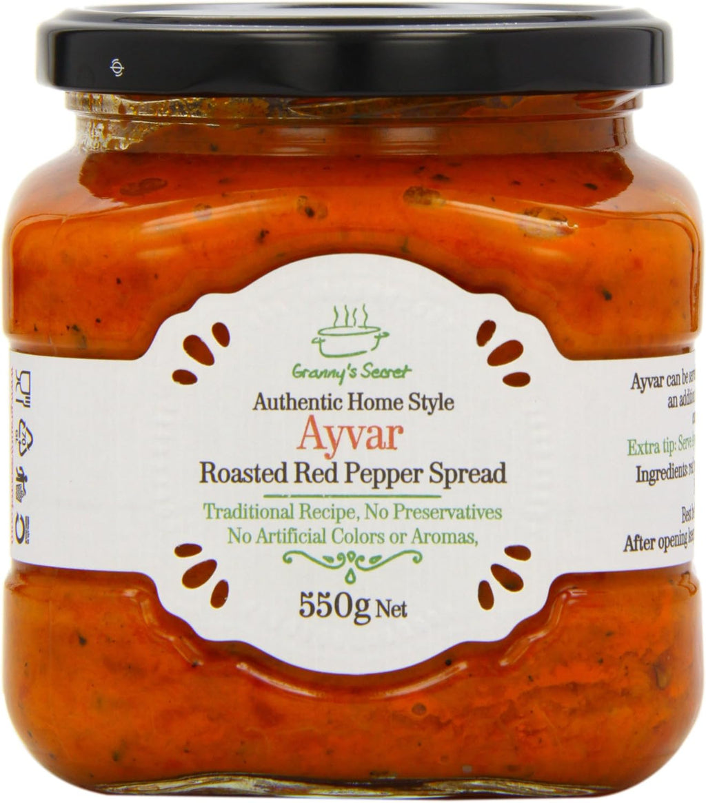 Granny's Secret Ajvar Roasted Pepper, 550 Gram