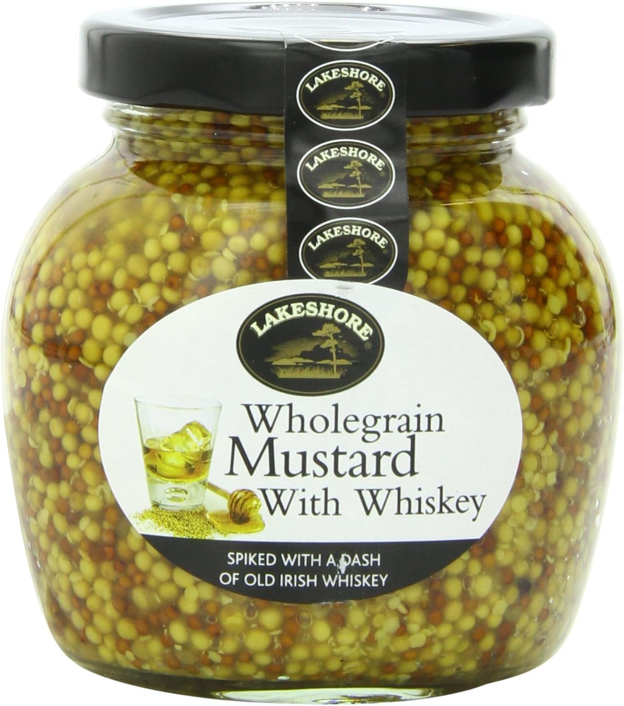 Lakeshore Wholegrain Mustard with Irish Whiskey, 7.2 Ounce
