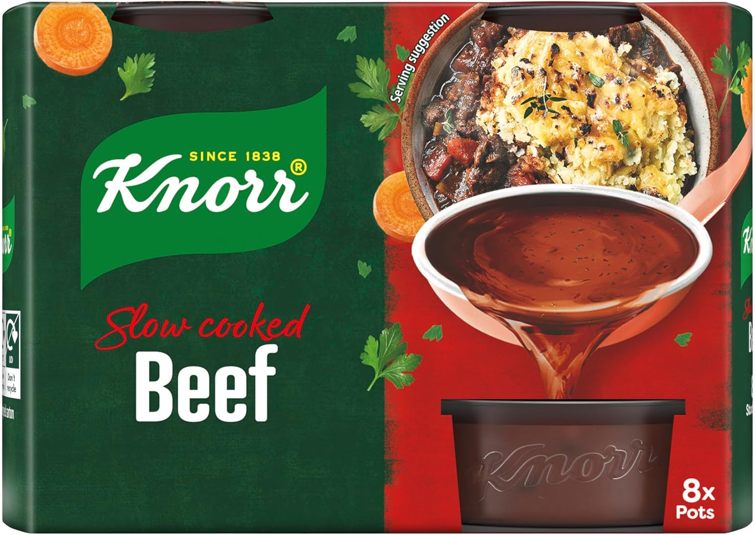 Knorr Beef Stock Pot 8 x 28g