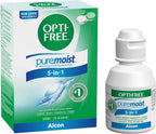 Opti-Free Puremoist Multi-Purpose Contact Lens Cleaning and Disinfecting Solution with Lens Case, 2 Fl Oz (Pack of 1)
