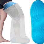 Tideshake Extra Wide Full Leg Cast Cover for Shower after Knee Surgeries with Non-Slip Bottom for Leg Wounds, Bandage, Large Cast, Knee Immobilizer/Brace, Walking Boots, Reusable(39 in. long)