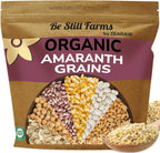 Amaranth Grain Organic (4.8 lb) - Amaranto Bulk Ancient Whole Grain Seeds - Great for Cereal, Flour | USA Grown | USDA Certified Organic | Vegan-Friendly | Non-GMO | Gluten Free
