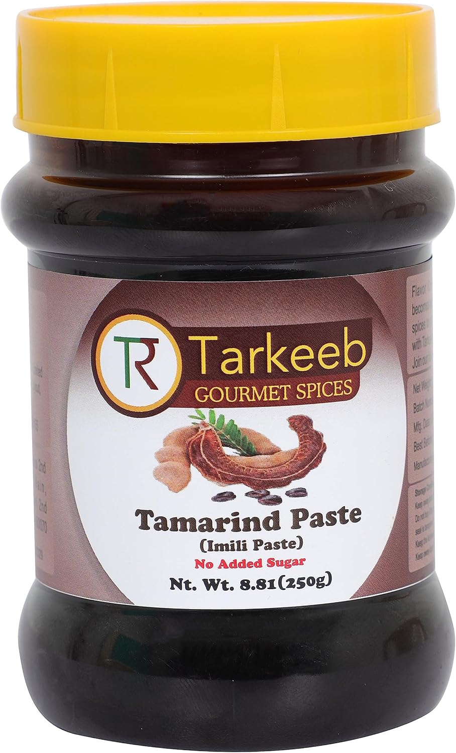 Tarkeeb Tamarind Paste (Imli) –Tamarind Concentrate 8.81 oz (250g) | No added sugar | All Natural | Vegan | Gluten Free | No Colors | NON-GMO | Indian Origin |