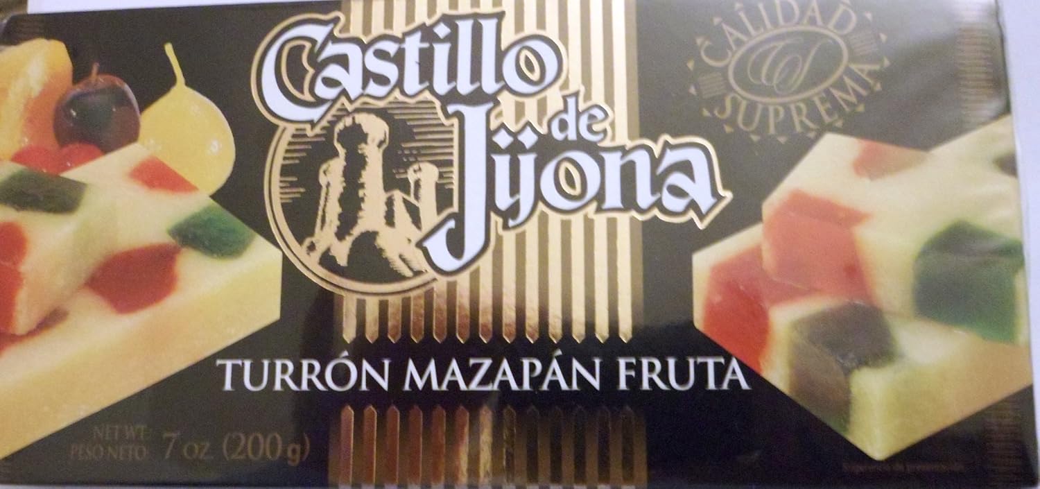 Turrón Mazapán Fruta Castillo de Jijona 7 OZ (200g)