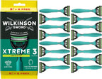 Wilkinson Sword Xtreme 3 Sensitive Disposable Razor with Lubricating Strips of Vitamin E and Aloe Vera, Ideal for Care and Smoothness of the Face