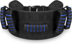 Gait Belt for Seniors with Handles, Gate Belts Medical with Quick Release Latch - Elderly Physical Therapy Transfer Belt for Lifting Seniors,Patients,Disabled(Blue)