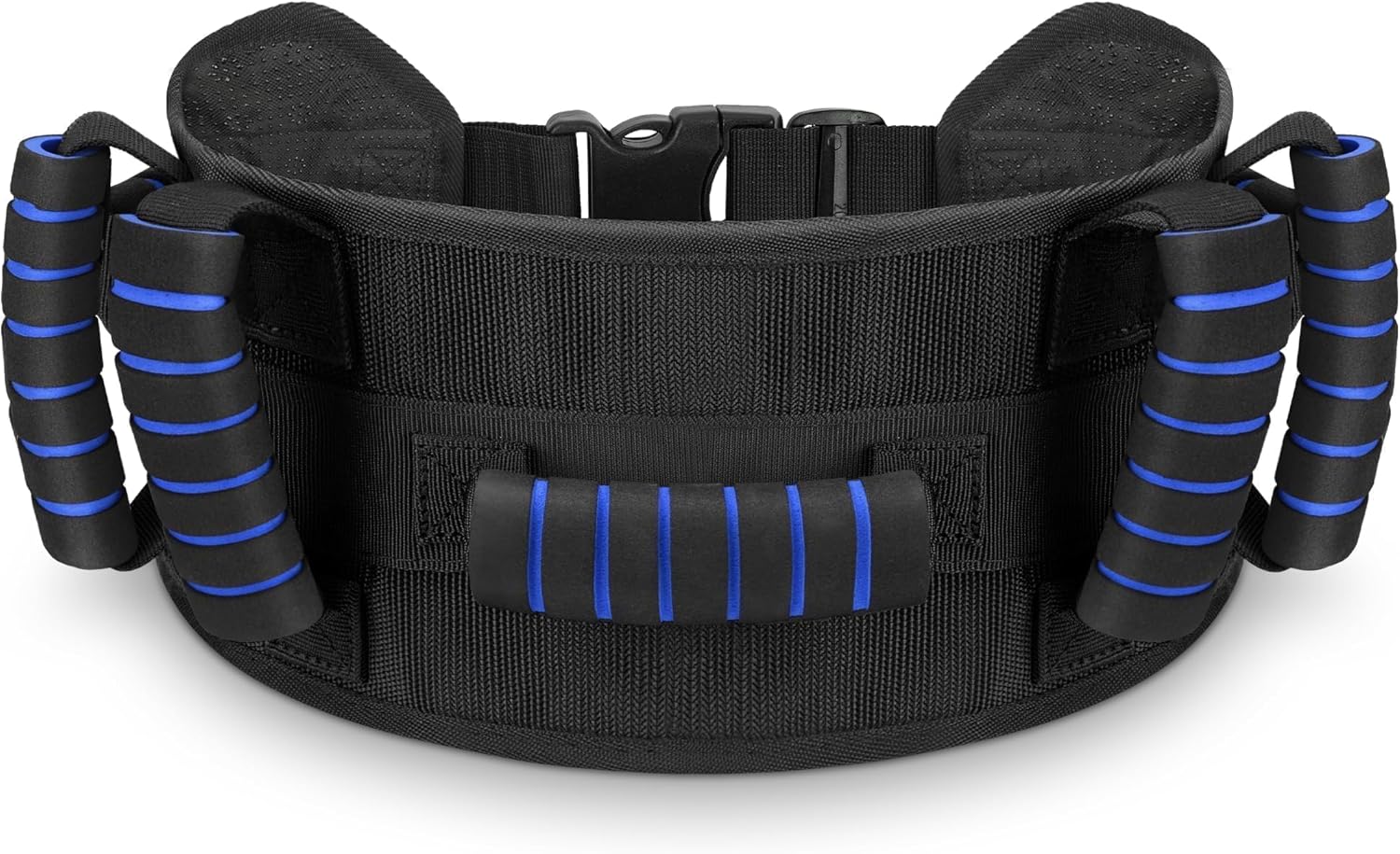 Gait Belt for Seniors with Handles, Gate Belts Medical with Quick Release Latch - Elderly Physical Therapy Transfer Belt for Lifting Seniors,Patients,Disabled(Blue)