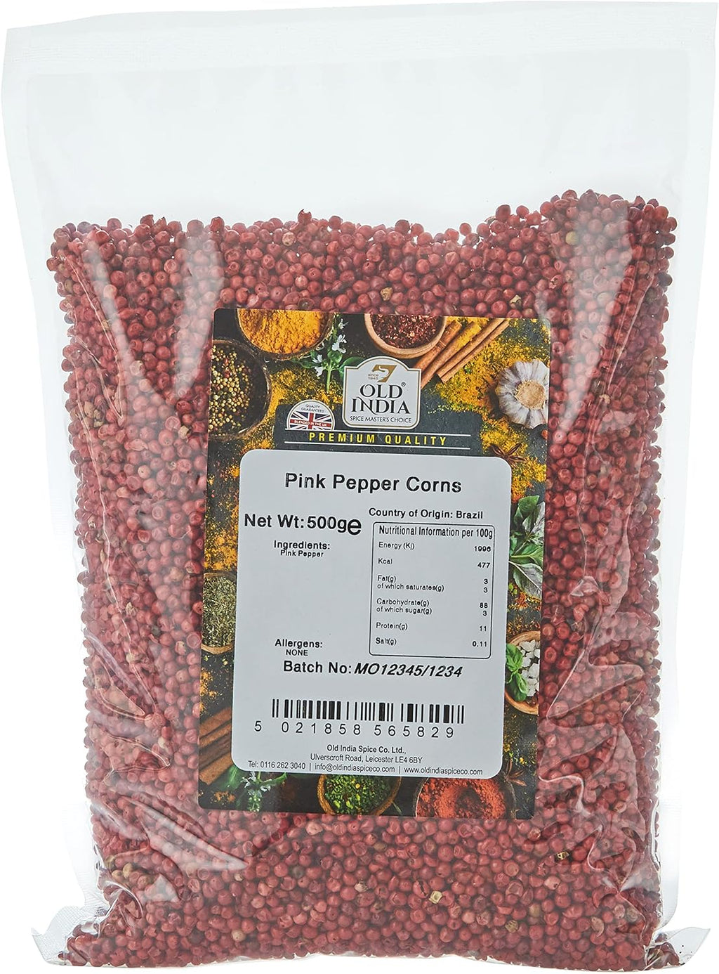 Old India Pink Pepper Corns 500 g