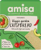 Amisa Organic Gluten Free Veggie Garden Crispbread 100g