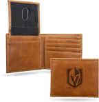 Rico Industries Laser Engraved Billfold Wallet, Vegas Golden Knights