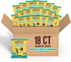 Hippeas Chickpea Puffs, Flavor Blast: White Cheddar Explosion, 0.75 Ounce (Pack of 18), 3g Protein, 2g Fiber, Vegan, Gluten-Free, Crunchy, Plant Protein Snacks