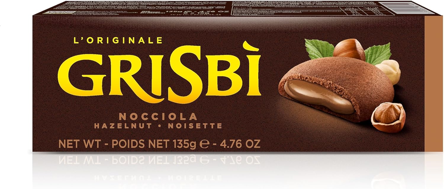 Vicenzi Grisbi Hazelnut Filled Cookies