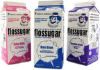 Cotton Candy Floss Sugar-Blue Raspberry, Pink Vanilla & Grape-1/2 Gallon-three Pack
