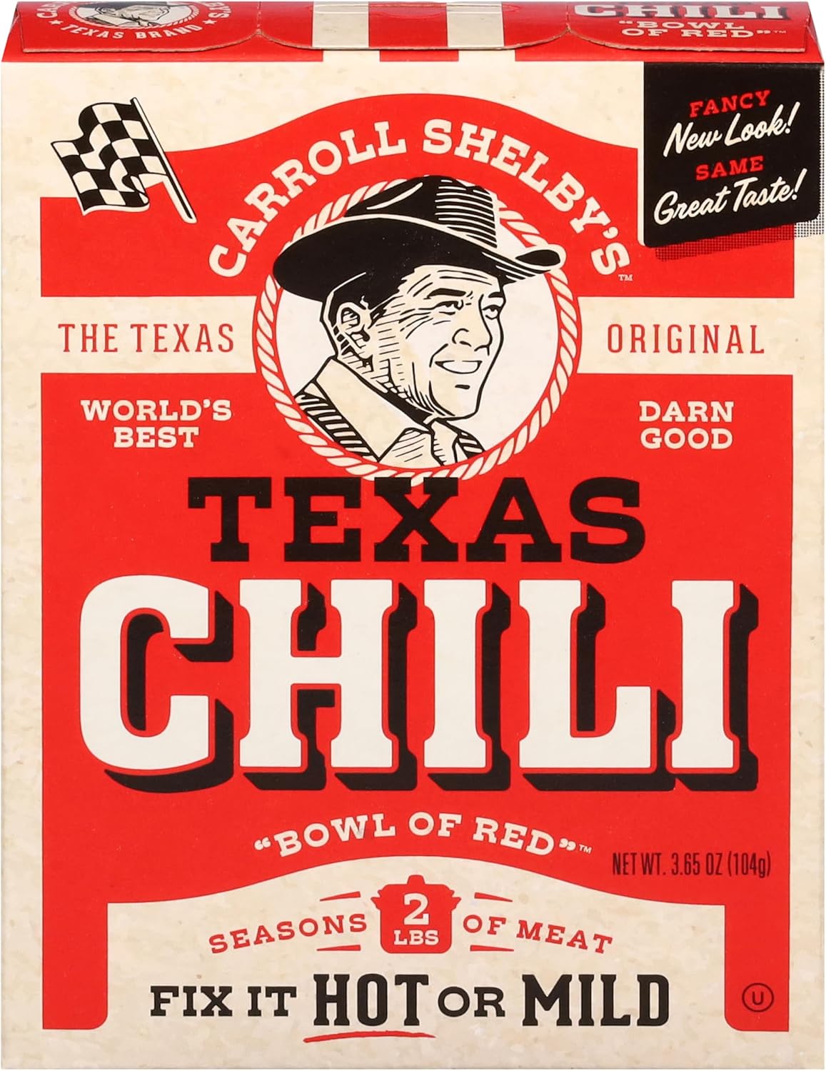 Carroll Shelby's Original Texas Brand Chili Kit 3.65oz Box (Pack of 1)