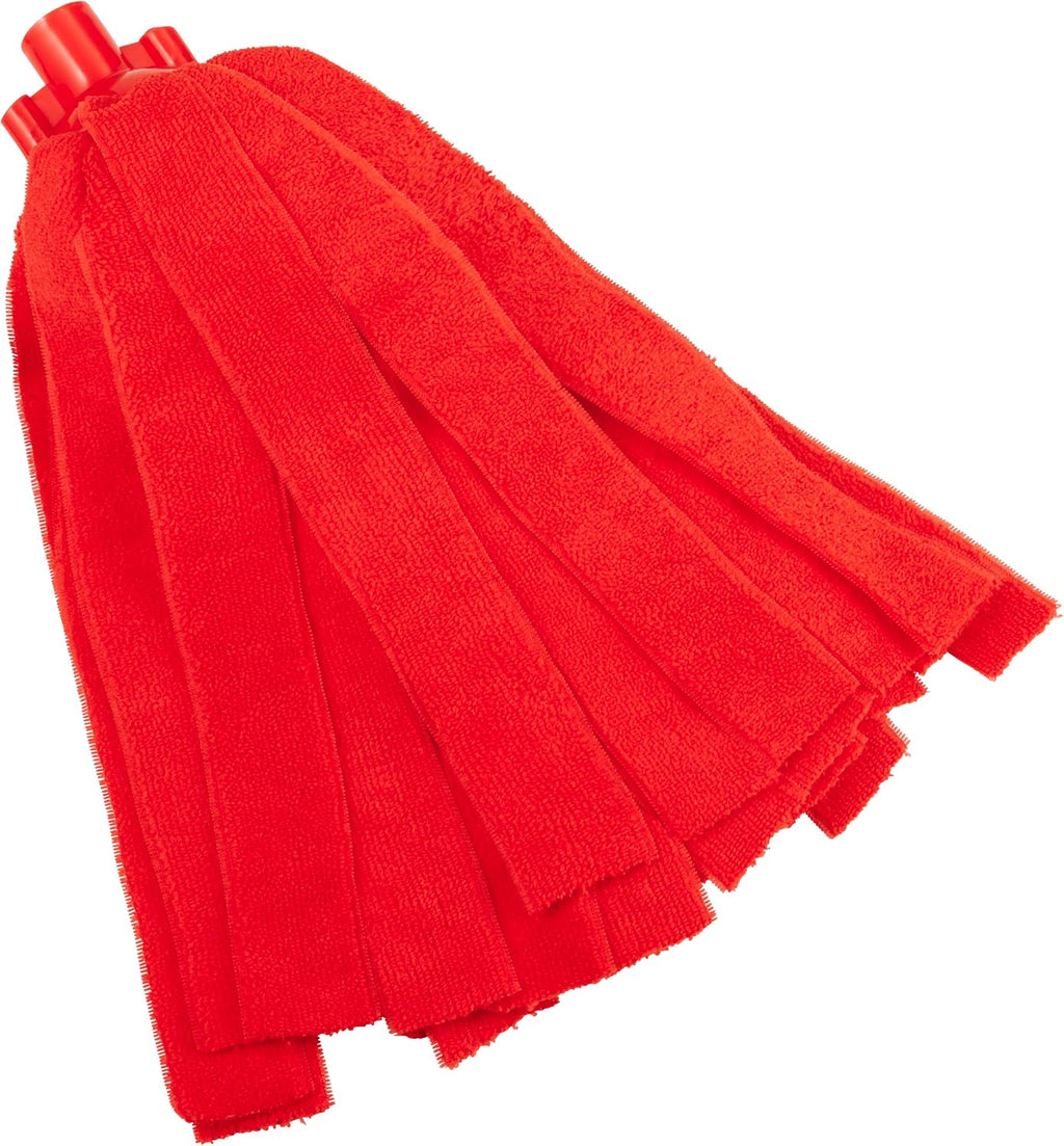 Vikan Microfiber Socket Mop, Red