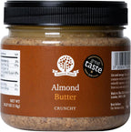 Nutural World - Crunchy Almond Nut Butter 35 Oz (1kg) Great Taste Award Winner - 100% Pure - single ingredient