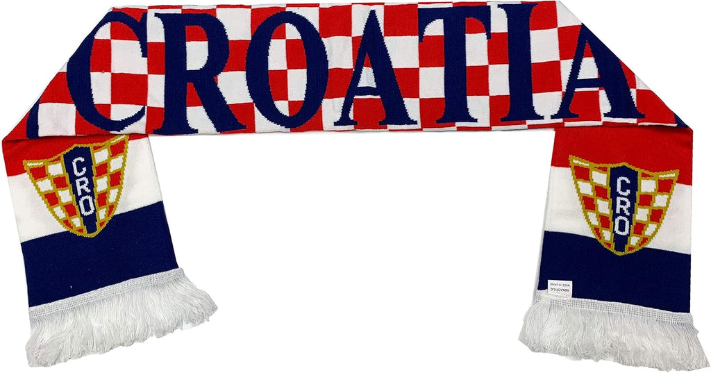 Hrvatska Croatia Soccer Knit Scarf, New Croatia National Football Team Scarve